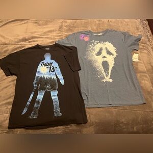 Horror movie men’s graphic tshirts